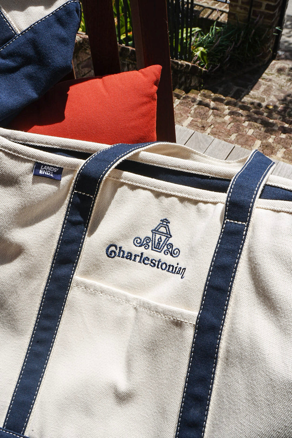 The Charlestonian Embroidered Tote